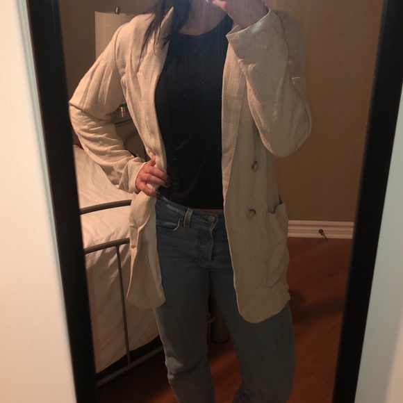 Oversized relaxed blazer - Picture 3 of 3